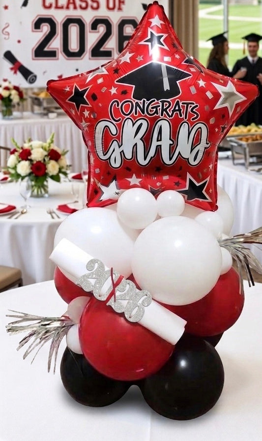 Clearfield Bison / Dubois Beavers Themed Graduation 2026 Balloon Clusters