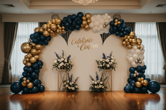 3-Panel Backdrop Balloon Installation