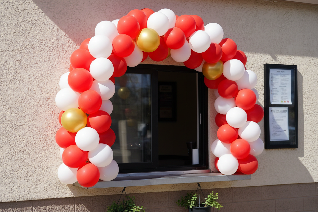 Add-On: Extra Outdoor Demi-Arch — Window Frame